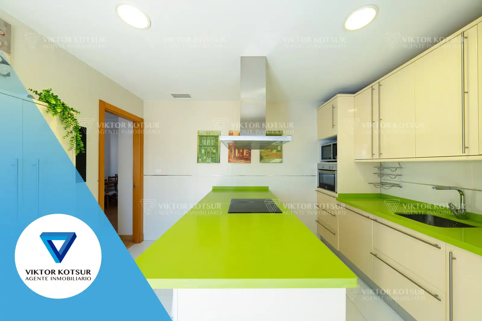 Cocina de Ático en venta en Roquetas de Mar con Aire acondicionado, Parquet y Terraza