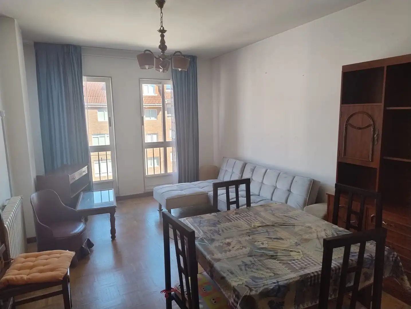 Living room of Flat for rent in Ames  with Heating, Storage room and Furnished