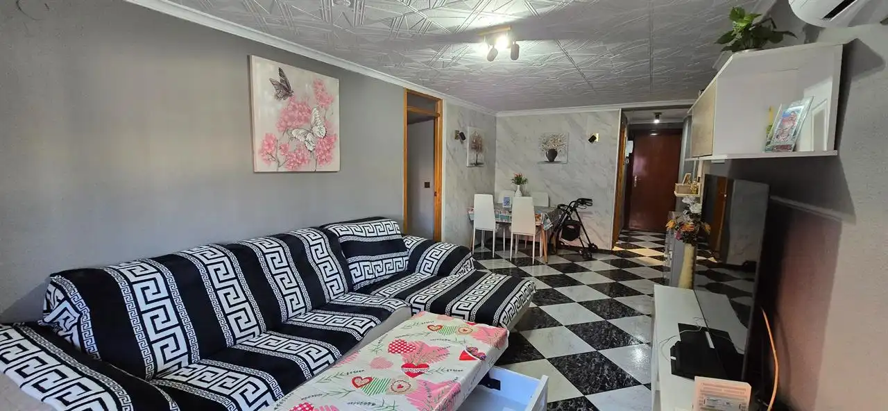 Wohnzimmer von Wohnung zum Verkauf in Málaga mit Möbliert