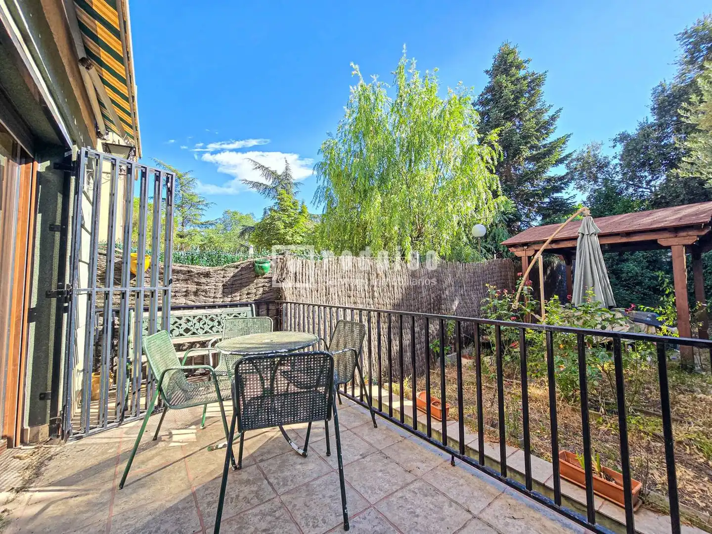 Terrassa de Casa o xalet en venda en Collado Villalba amb Calefacció, Jardí privat i Terrassa