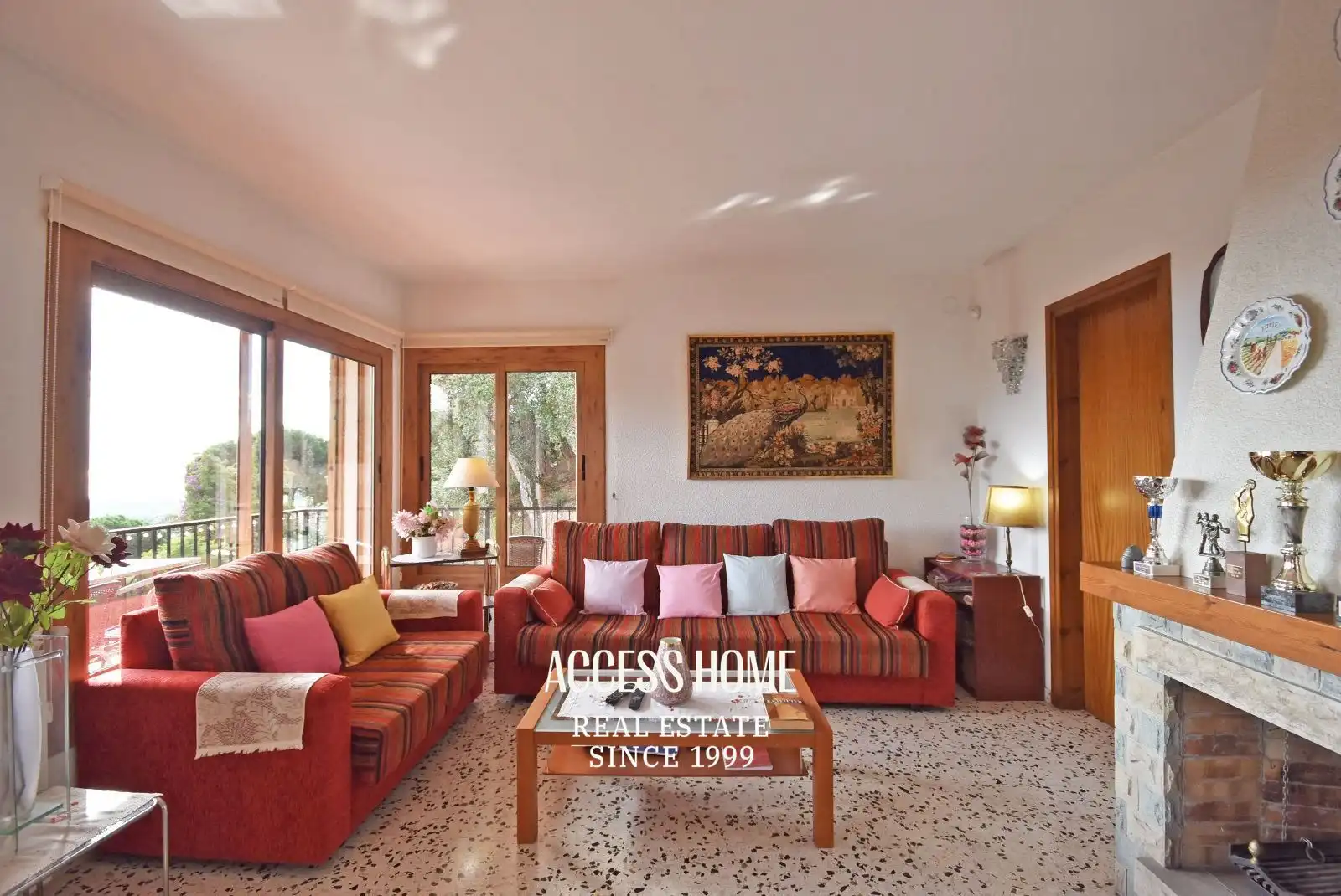 Living room of Houses for sale in Arenys de Munt  with Heating, Terrace and Swimming Pool