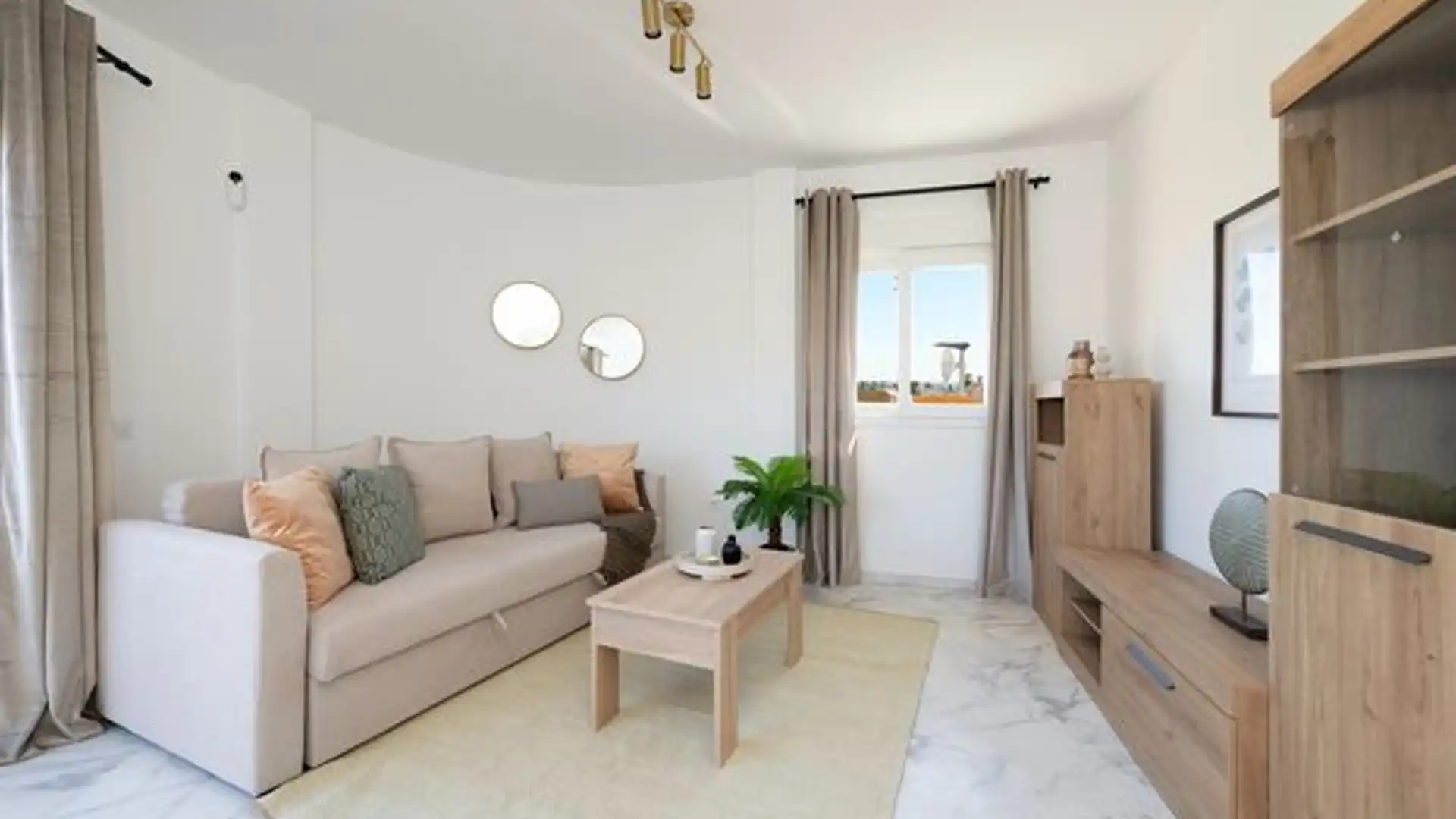 Sala d'estar de Àtic en venda en Estepona amb Terrassa i Moblat