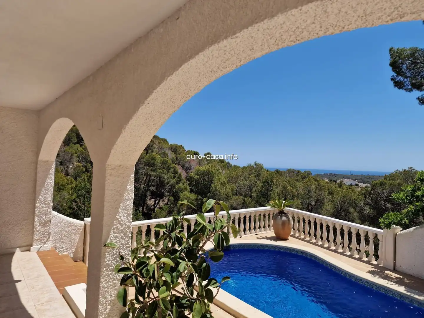 Terraza de Casa o chalet de alquiler en Altea con Aire acondicionado, Calefacción y Jardín privado