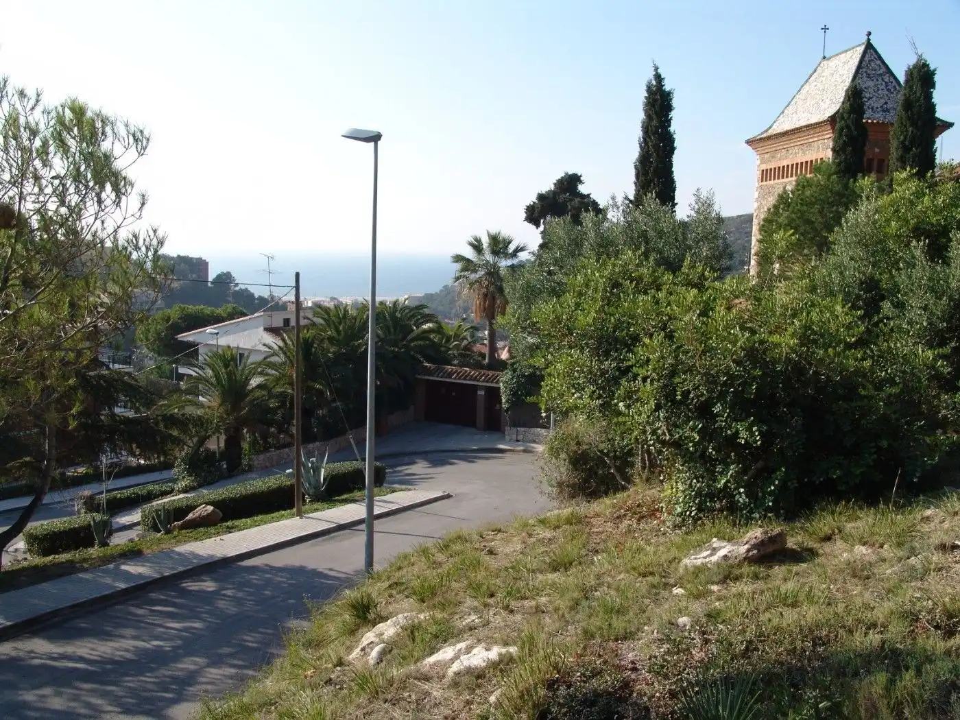 Vista exterior de Terreny industrial en venda en Castelldefels