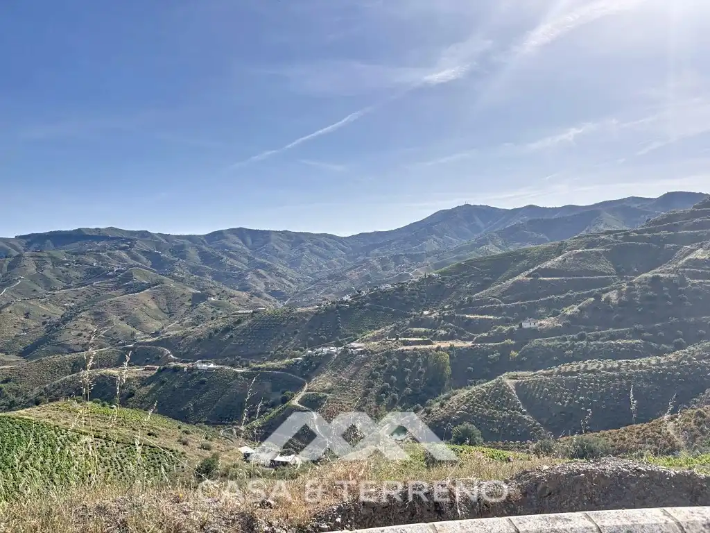 Vista exterior de Casa o xalet de lloguer en Almáchar amb Aire condicionat, Terrassa i Rentadora