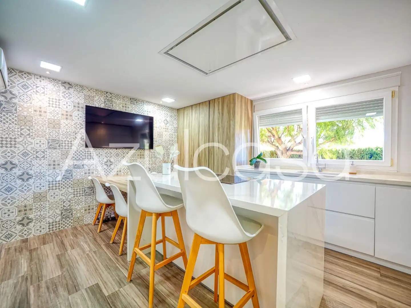 Kitchen of Houses for sale in Mutxamel  with Air Conditioner, Heating and Terrace