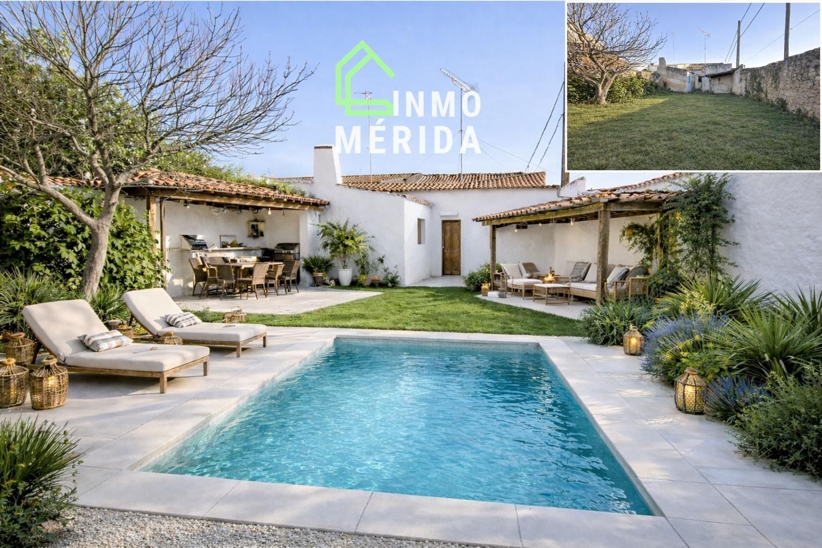 Vista exterior de Casa o chalet en venta en Esparragalejo