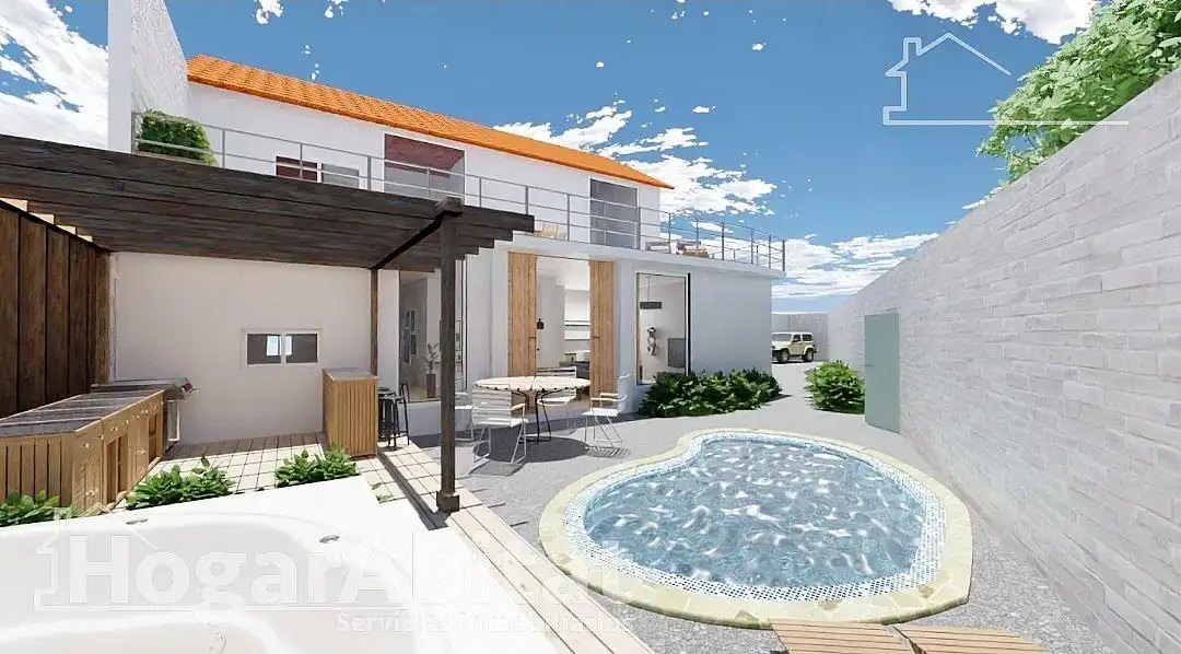 Terraza de Casa o chalet en venta en  Valencia Capital con Jardín privado, Terraza y Balcón