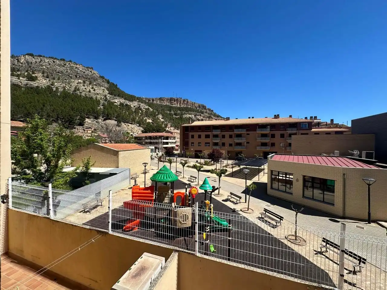 Terrasse von Wohnung zum Verkauf in Alhama de Aragón mit Heizung, Abstellraum und Balkon