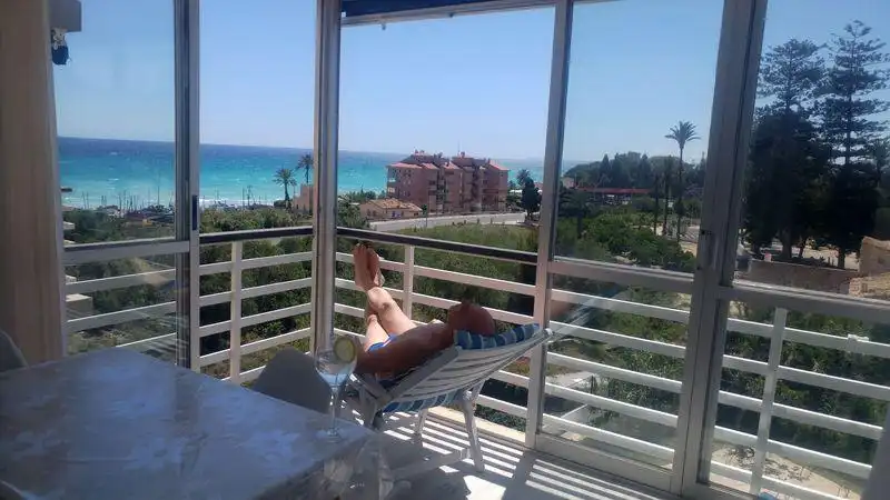 Balcony of Apartments for rent in Villajoyosa / La Vila Joiosa  with Air Conditioner and Internet