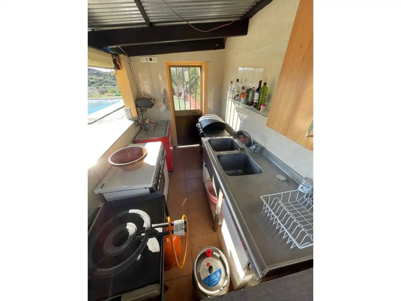 Cocina de Finca rústica en venta en Estepona con Jardín privado y Piscina