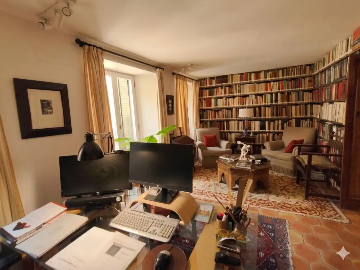 Sala d'estar de Finca rústica en venda en San Lorenzo de El Escorial amb Calefacció i Terrassa