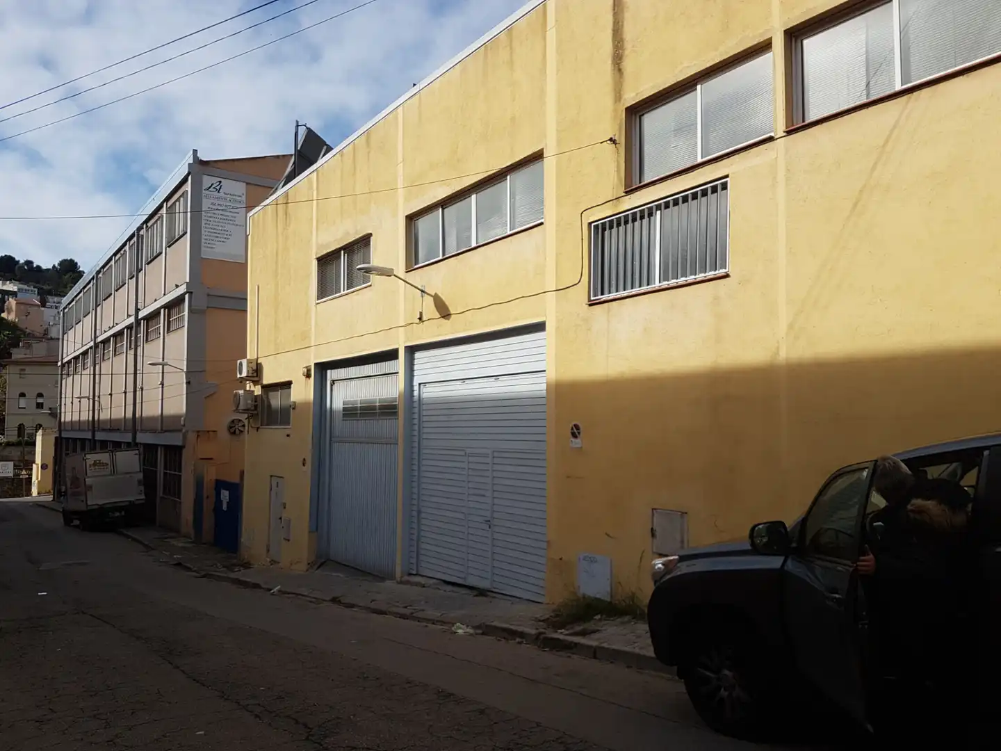 Exterior view of Industrial buildings for sale in Montgat  with Heating and Alarm