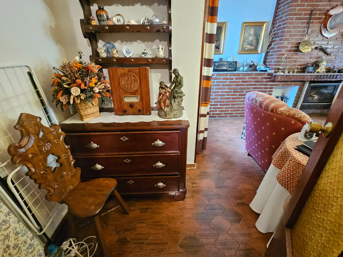 Schlafzimmer von Haus oder Chalet zum Verkauf in Cabanillas de la Sierra mit Heizung, Privatgarten und Terrasse