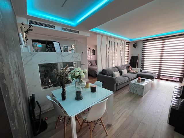 Living room of Flat to rent in Salamanca Capital  with Air Conditioner, Heating and Parquet flooring