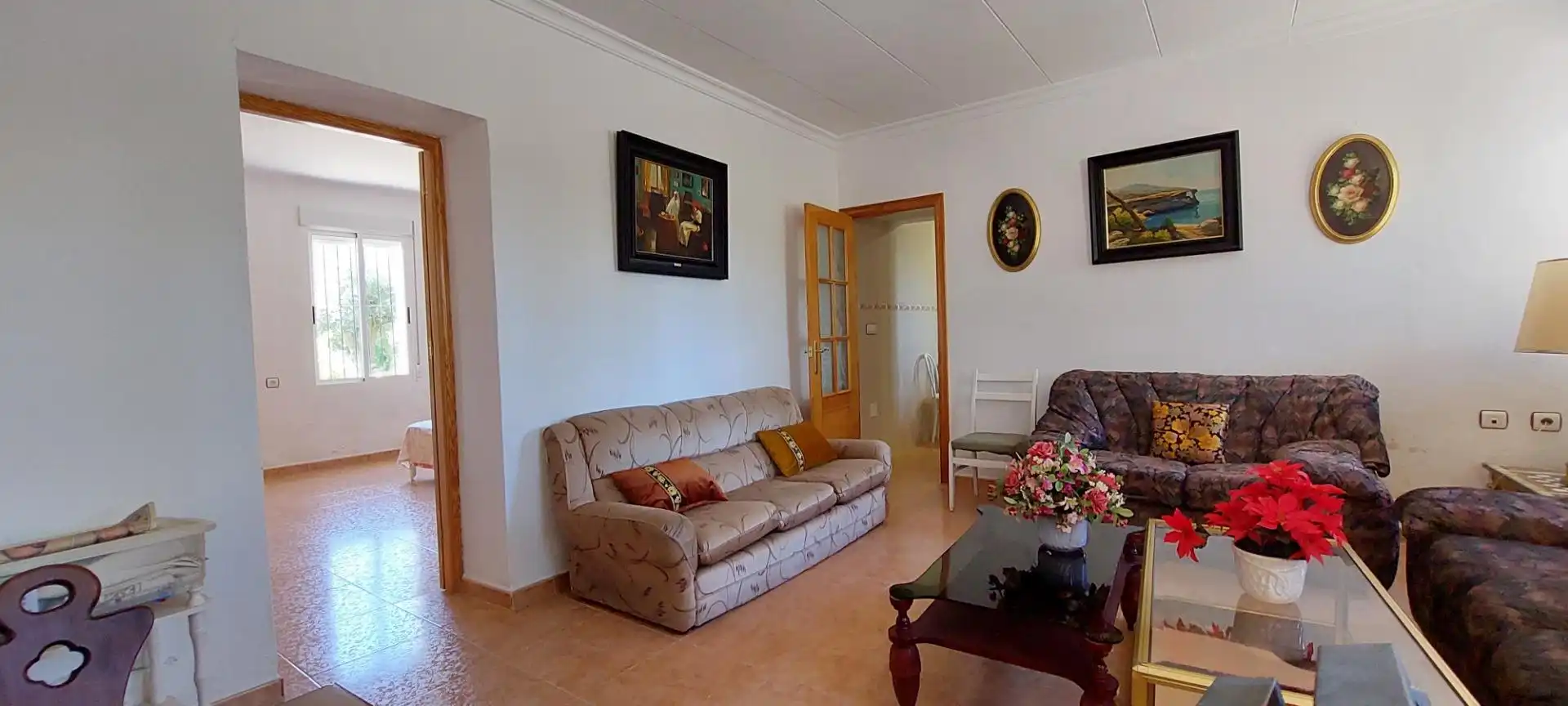 Sala de estar de Finca rústica en venta en Nerpio con Jardín privado, Terraza y Amueblado