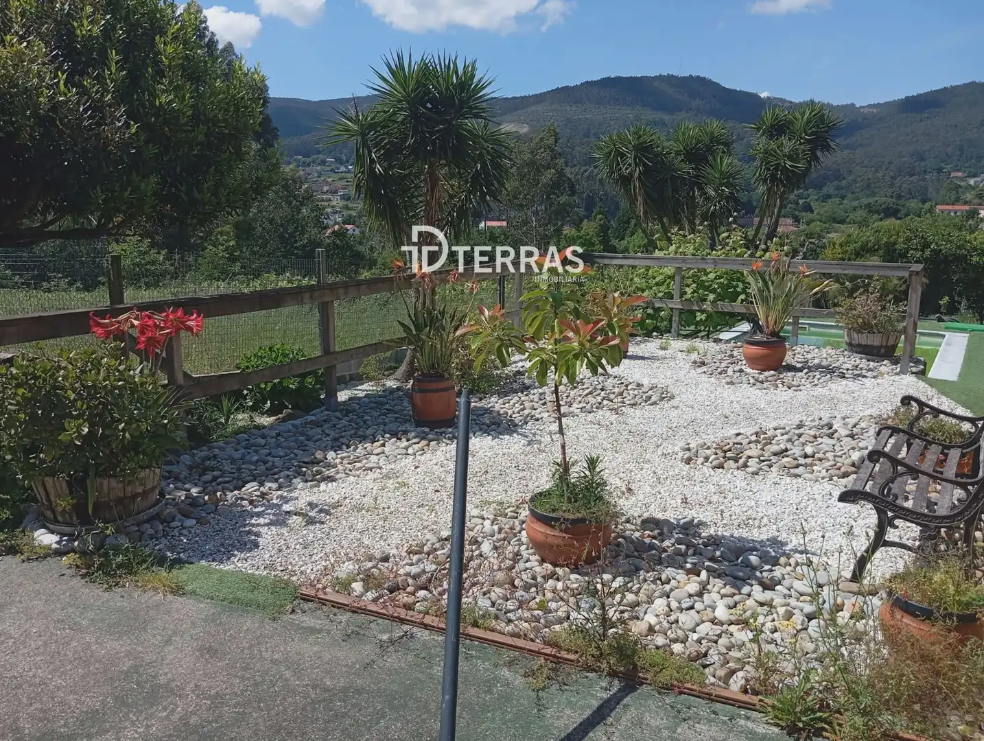 Terrasse von Haus oder Chalet zum Verkauf in Poio mit Heizung, Abstellraum und Schwimmbad