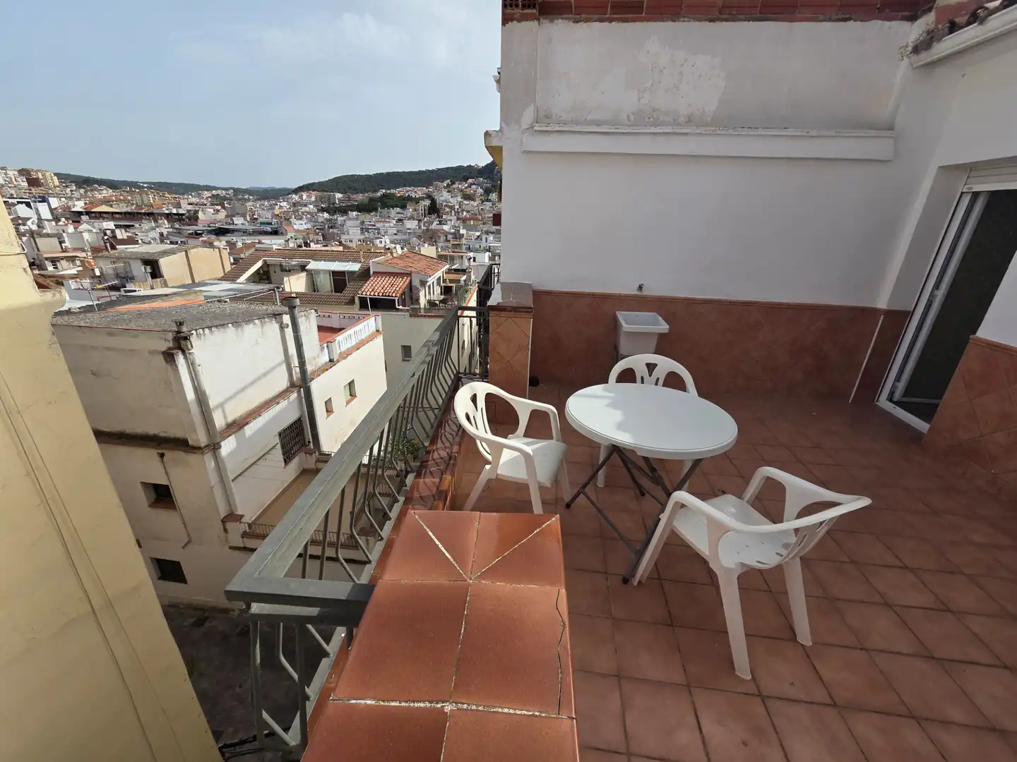 Terraza de Ático de alquiler en Blanes con Terraza, Amueblado y Lavadora