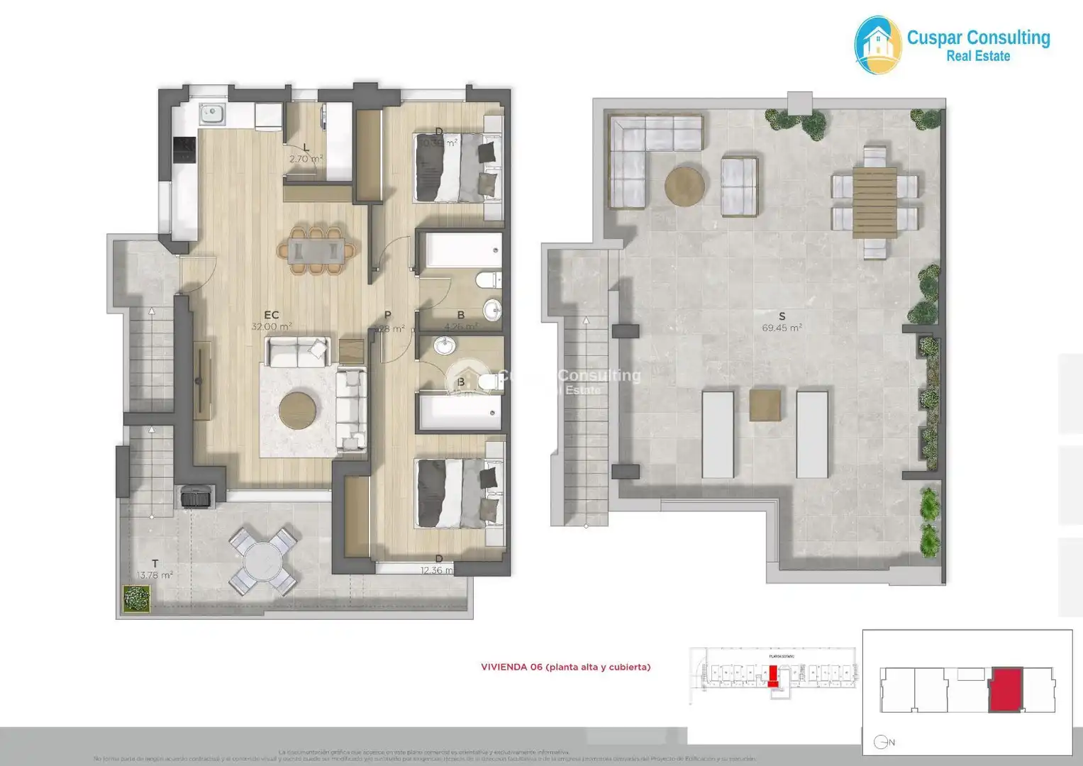 Apartamento en venta en Cartagena con Aire acondicionado, Calefacción y Jardín privado