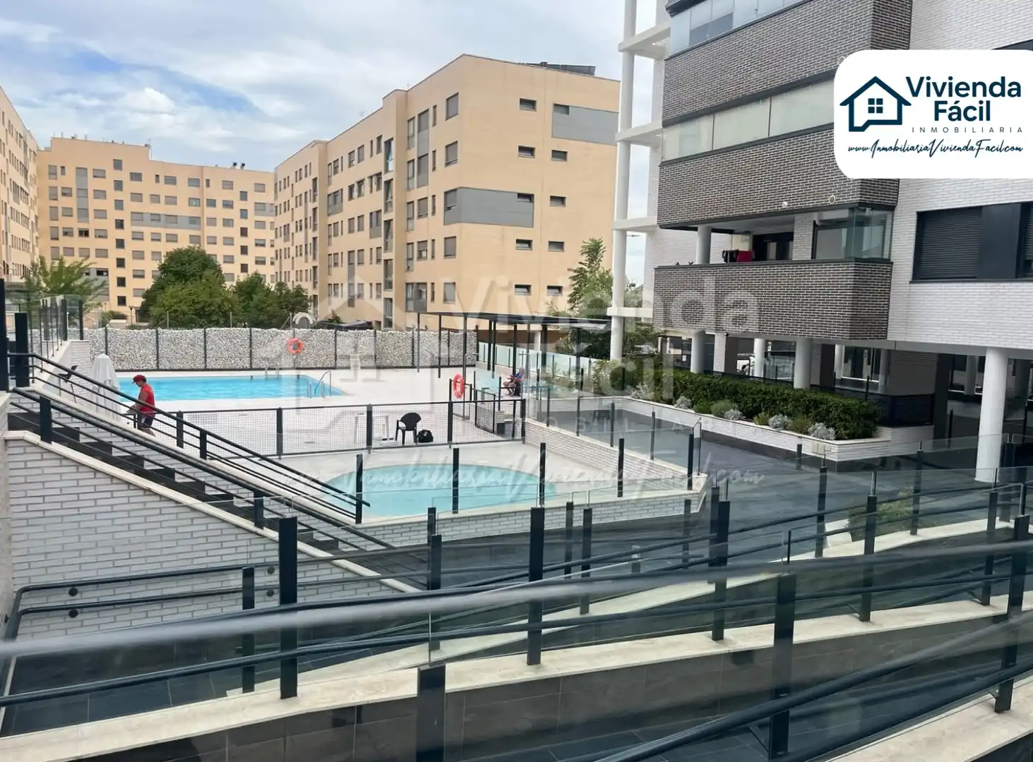 Piscina de Piso en venta en Rivas-Vaciamadrid con Aire acondicionado, Calefacción y Jardín privado