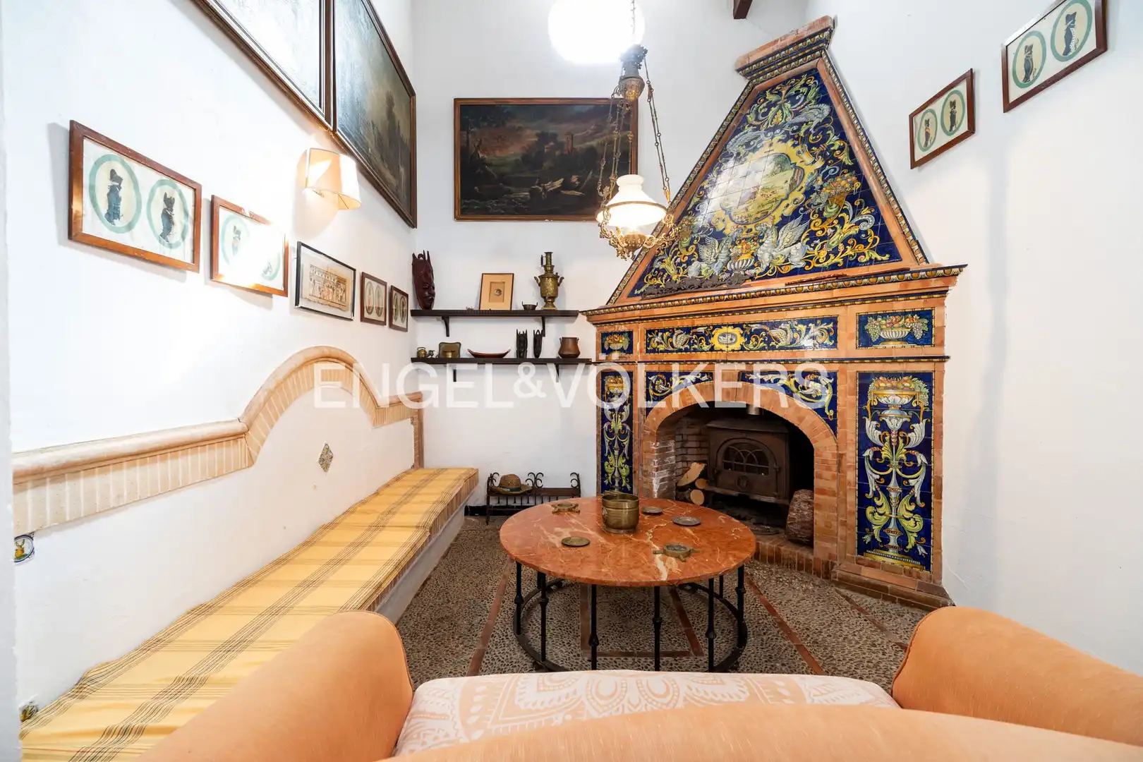 Living room of Houses for sale in Sanlúcar de Barrameda  with Air Conditioner, Heating and Private garden