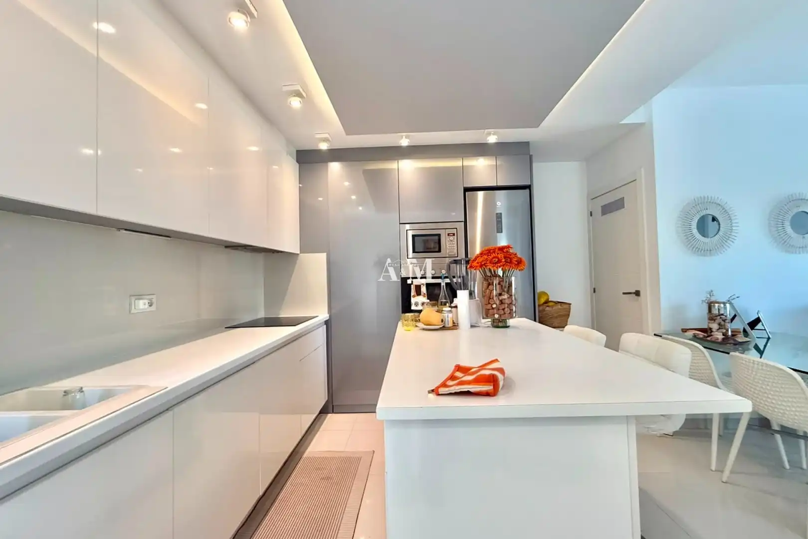 Kitchen of Flat for rent in Pilar de la Horadada  with Heating, Private garden and Terrace