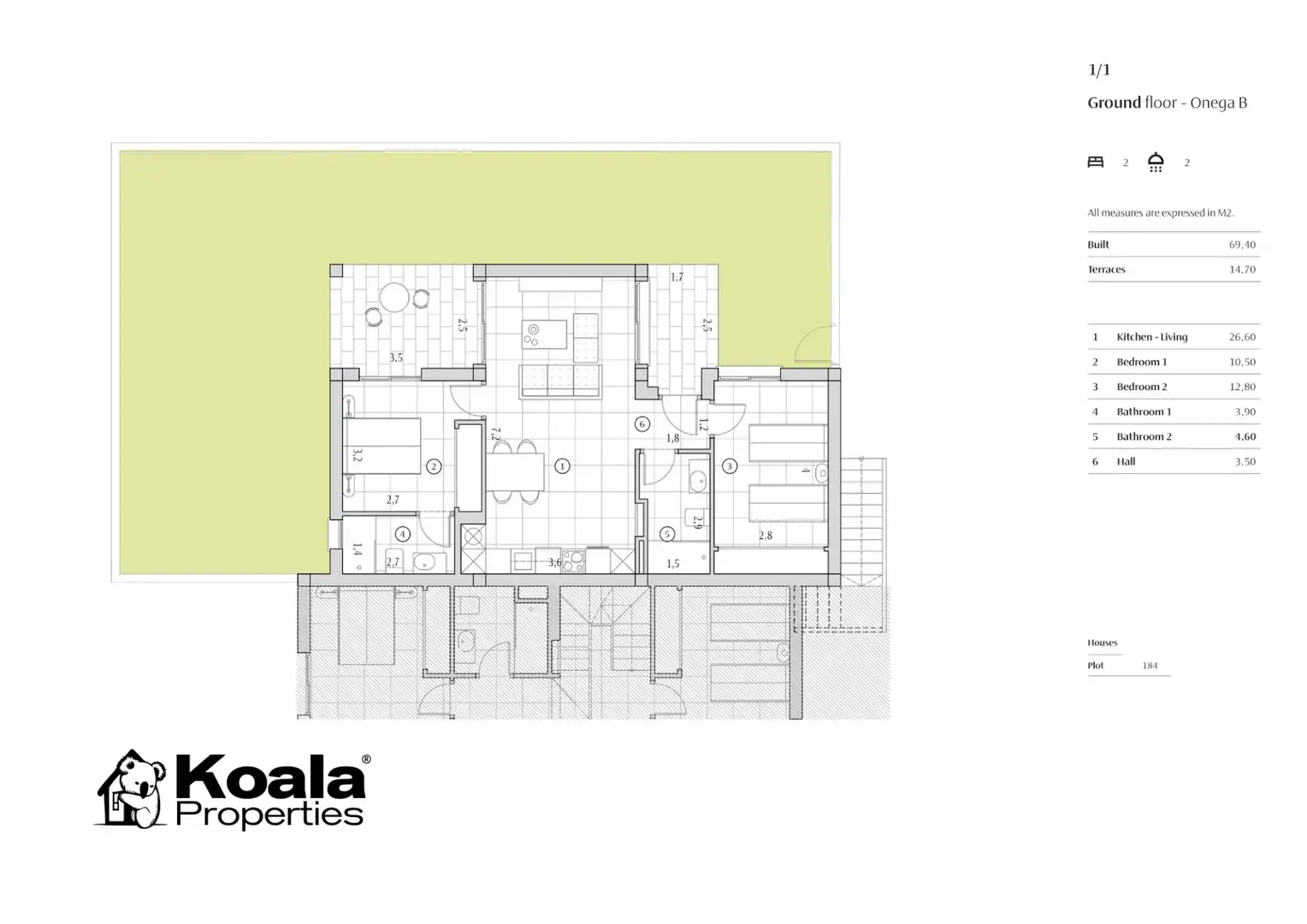 Haus oder Chalet zum Verkauf in Algorfa mit Klimaanlage, Heizung und Privatgarten