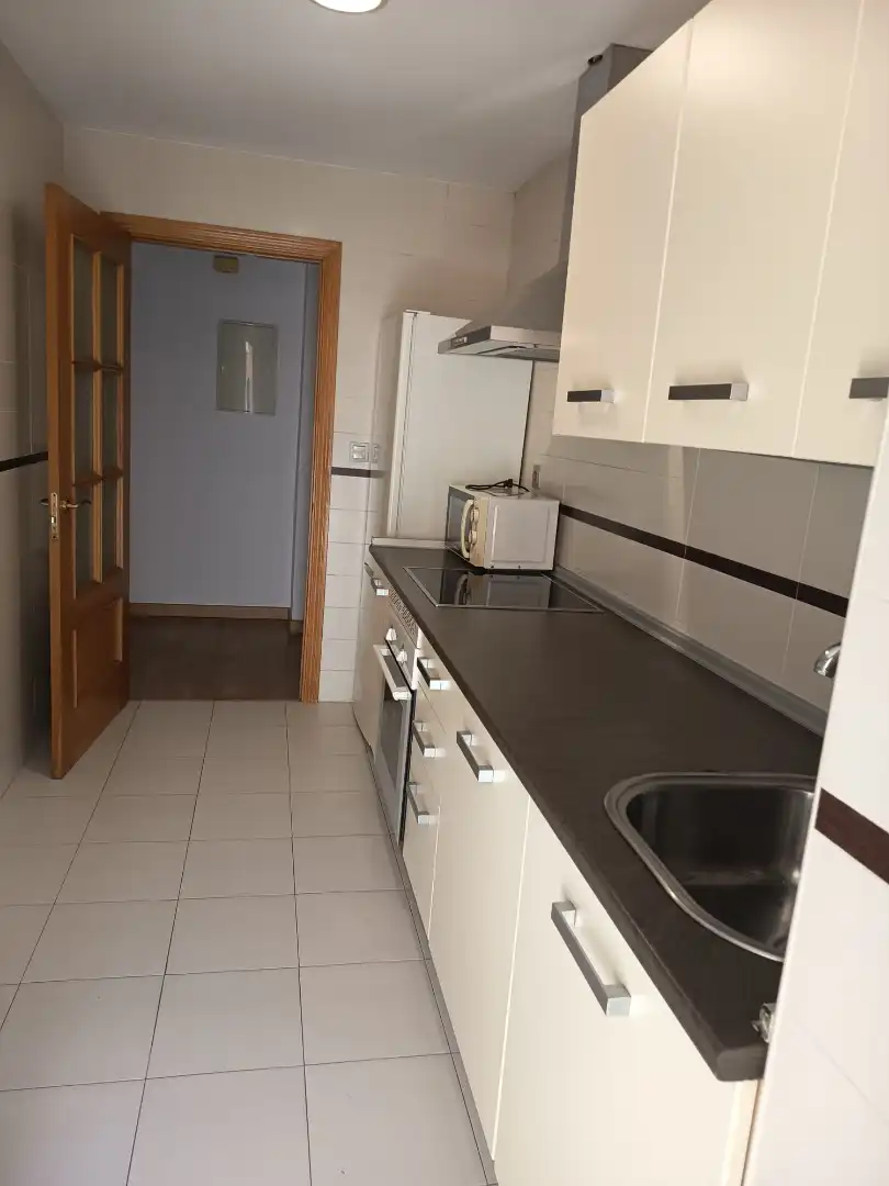 Kitchen of Flat for rent in Badajoz  with Parquet flooring, Furnished and Oven