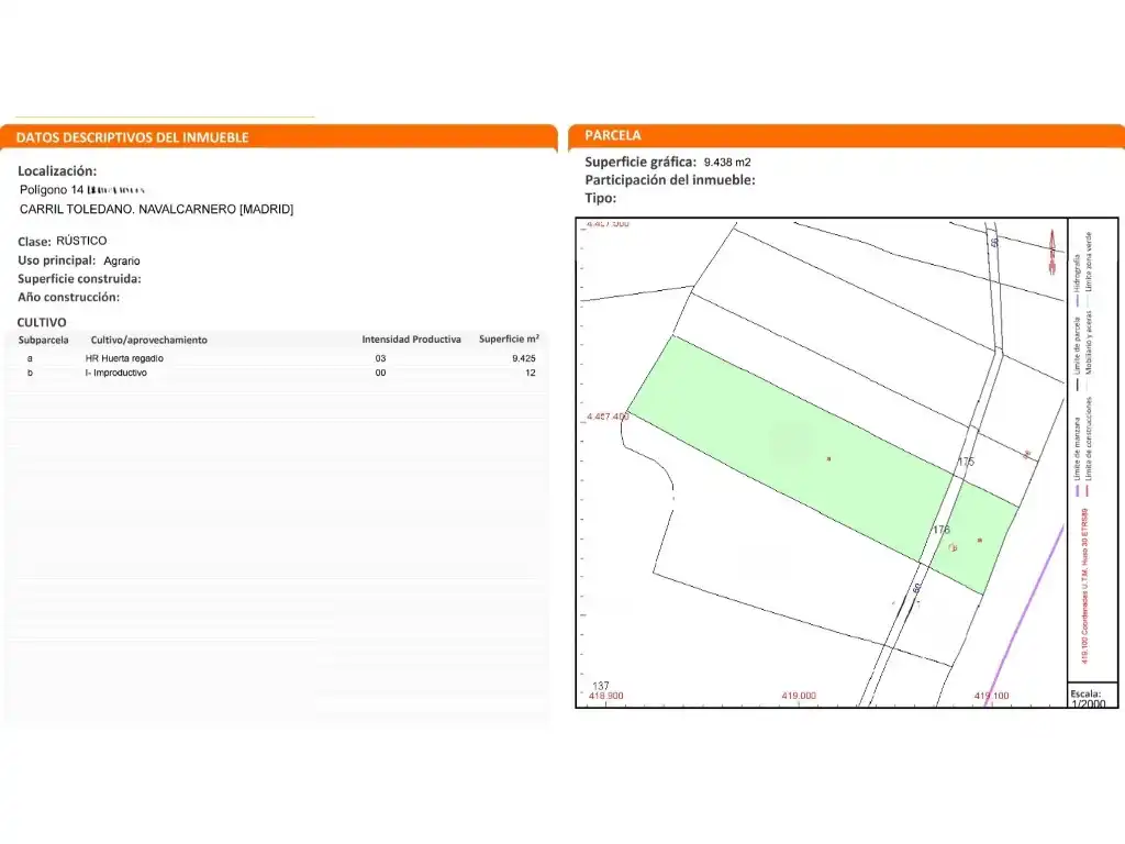 Rural land for sale in La Dehesa - El Pinar