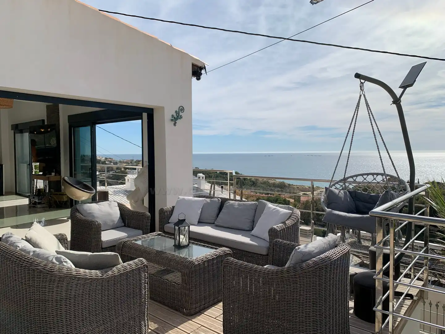 Terraza de Casa o chalet en venta en El Campello con Aire acondicionado, Jardín privado y Terraza