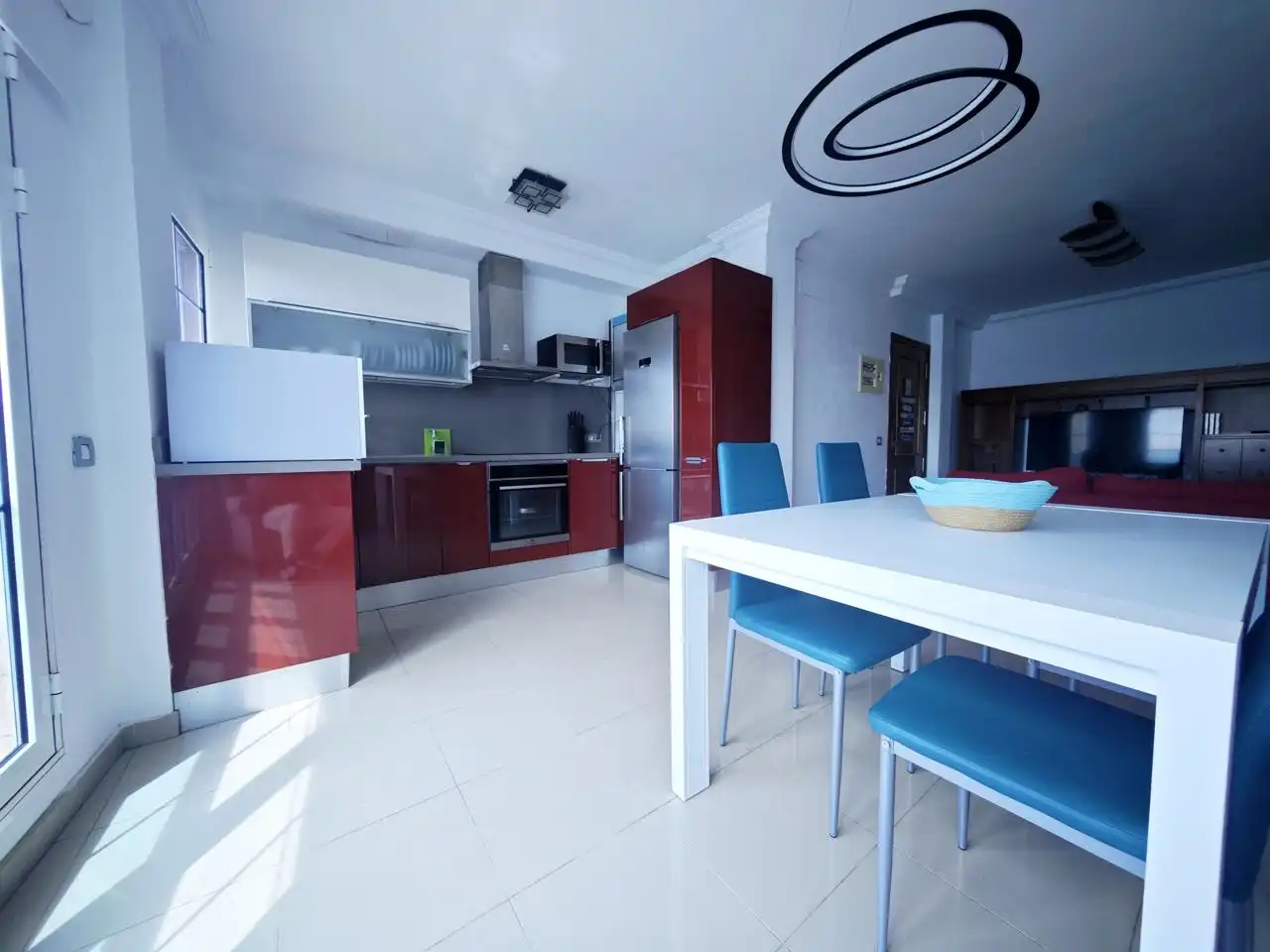 Kitchen of Flat for rent in Agüimes  with Air Conditioner and Furnished