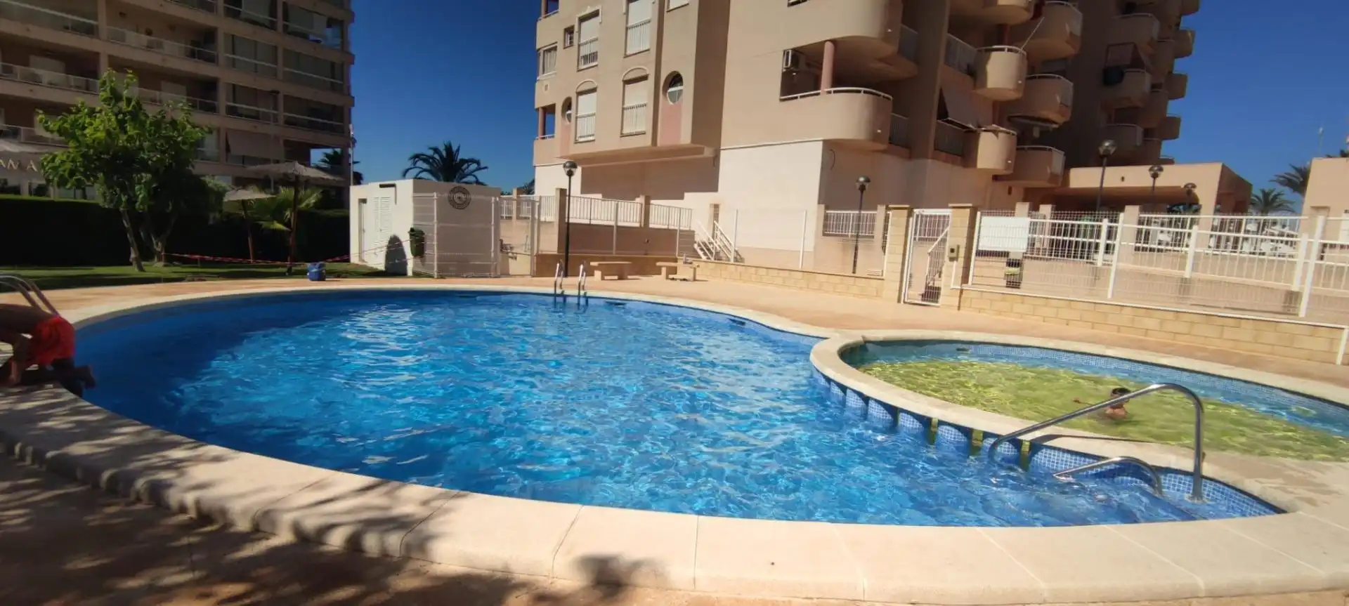 Swimming pool of Apartments for sale in La Manga del Mar Menor