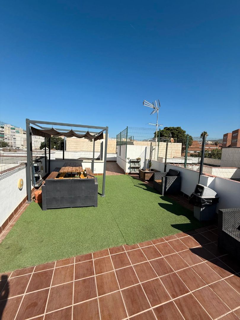 Terrace of Flat for sale in Málaga Capital  with Air Conditioner, Heating and Parquet flooring