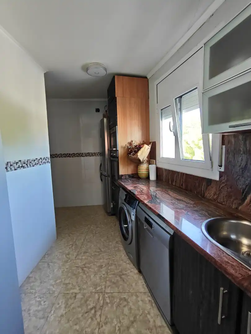 Kitchen of Flat for sale in L'Escala  with Air Conditioner, Heating and Parquet flooring