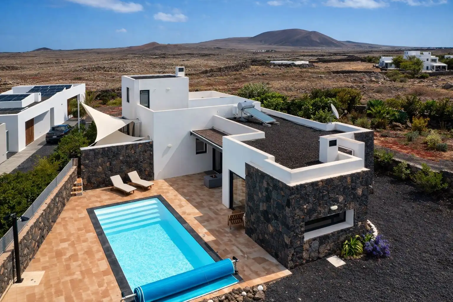 Terraza de Casa o chalet en venta en La Oliva con Jardín privado, Terraza y Trastero