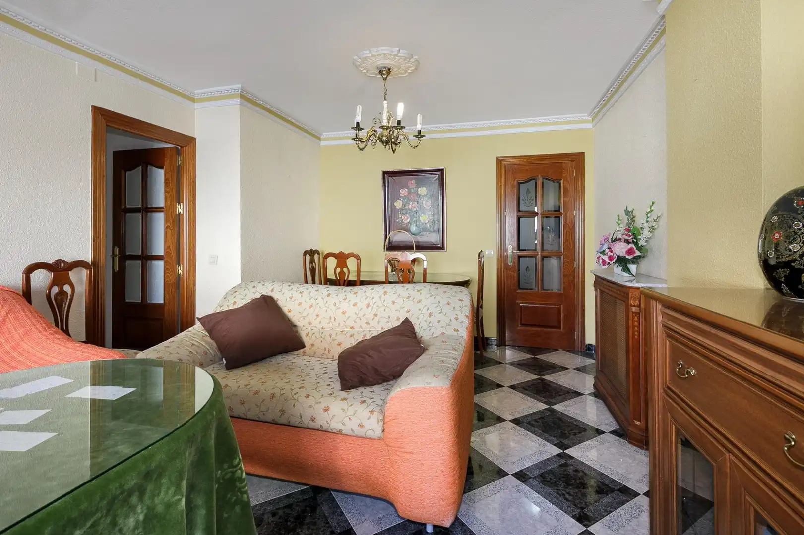 Sala de estar de Piso en venta en Granada con Aire acondicionado y Terraza