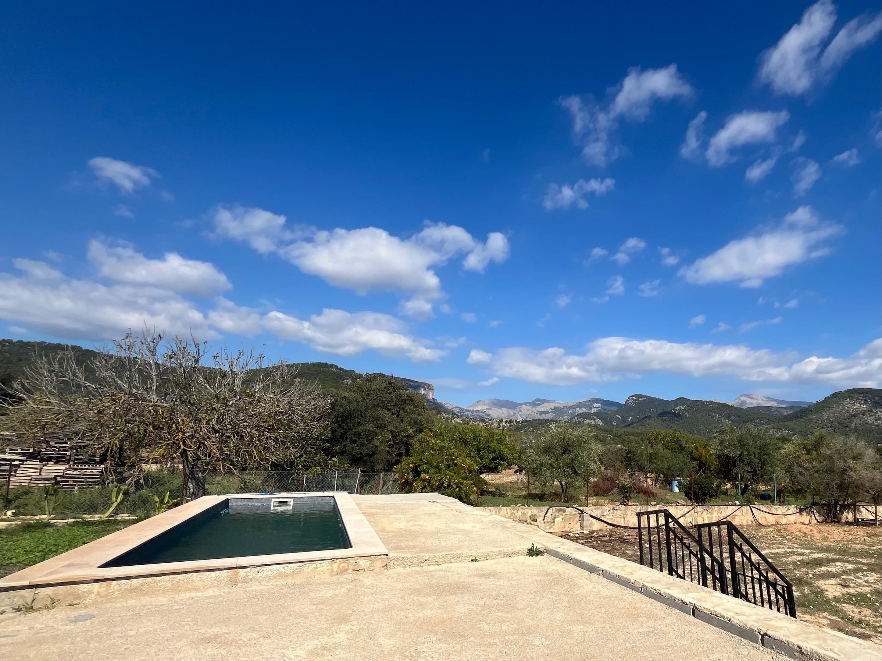 Vista exterior de Finca rústica en venta en Binissalem con Aire acondicionado y Piscina