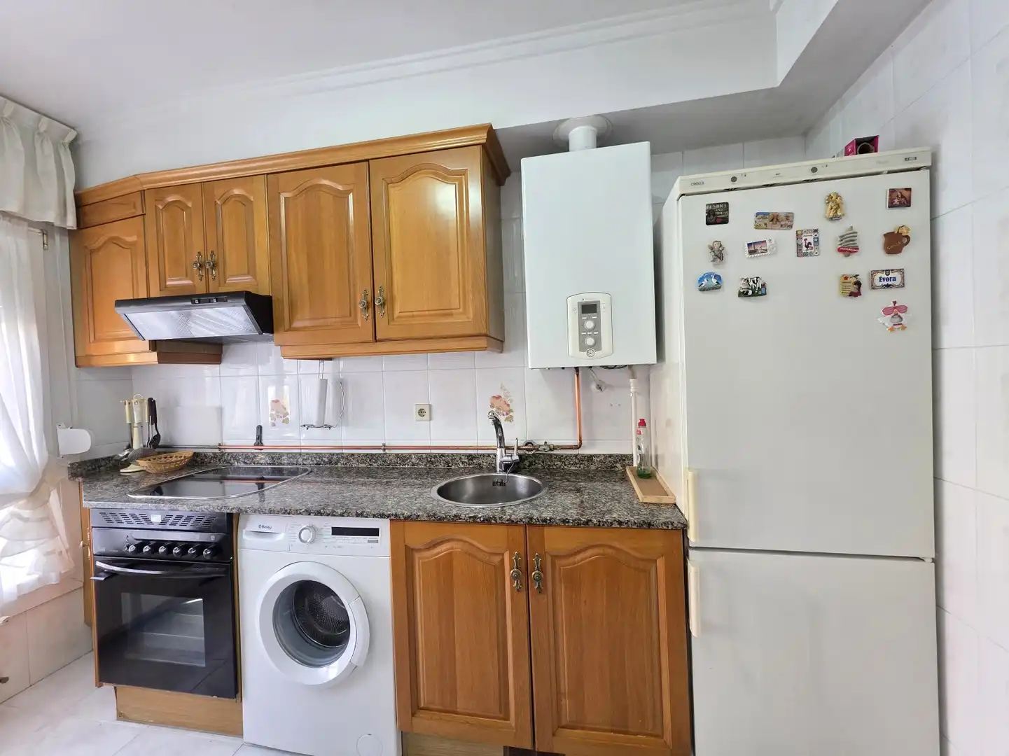 Küche von Wohnung zum Verkauf in Siero mit Heizung, Parkett und Terrasse