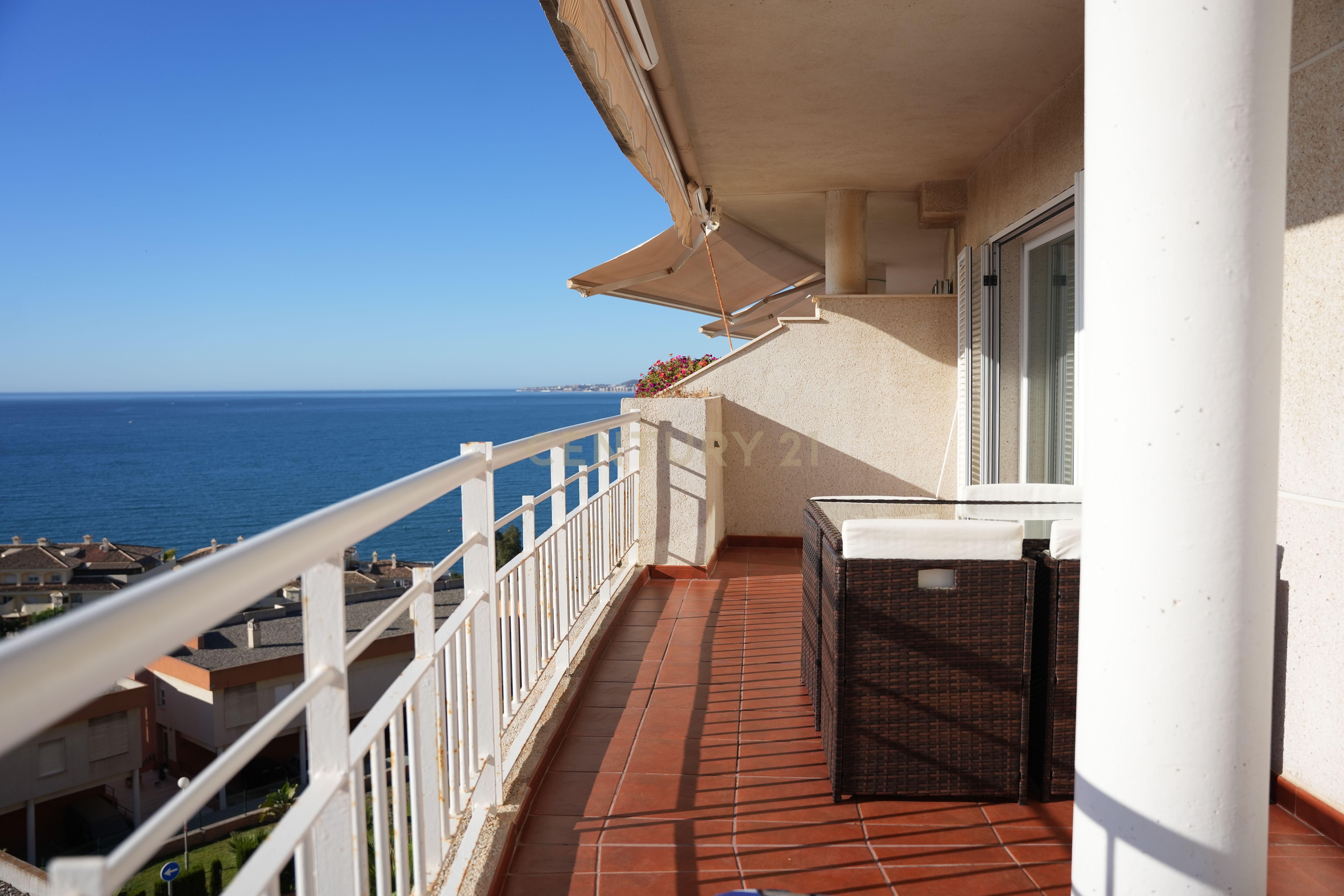 Terrace of Flat for sale in Benalmádena  with Air Conditioner, Private garden and Oven