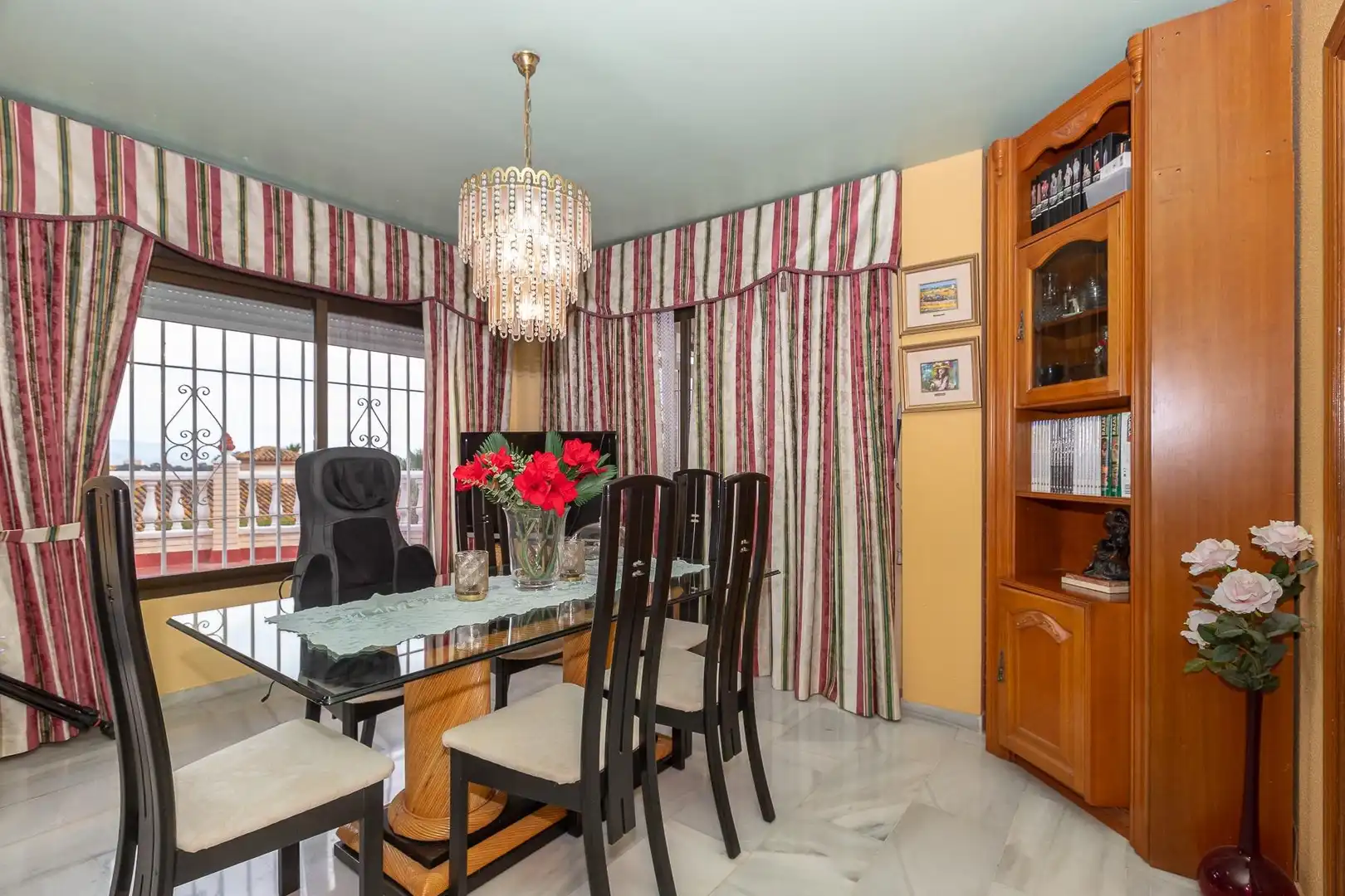 Dining room of Houses for sale in Málaga  with Private garden, Terrace and Storage room