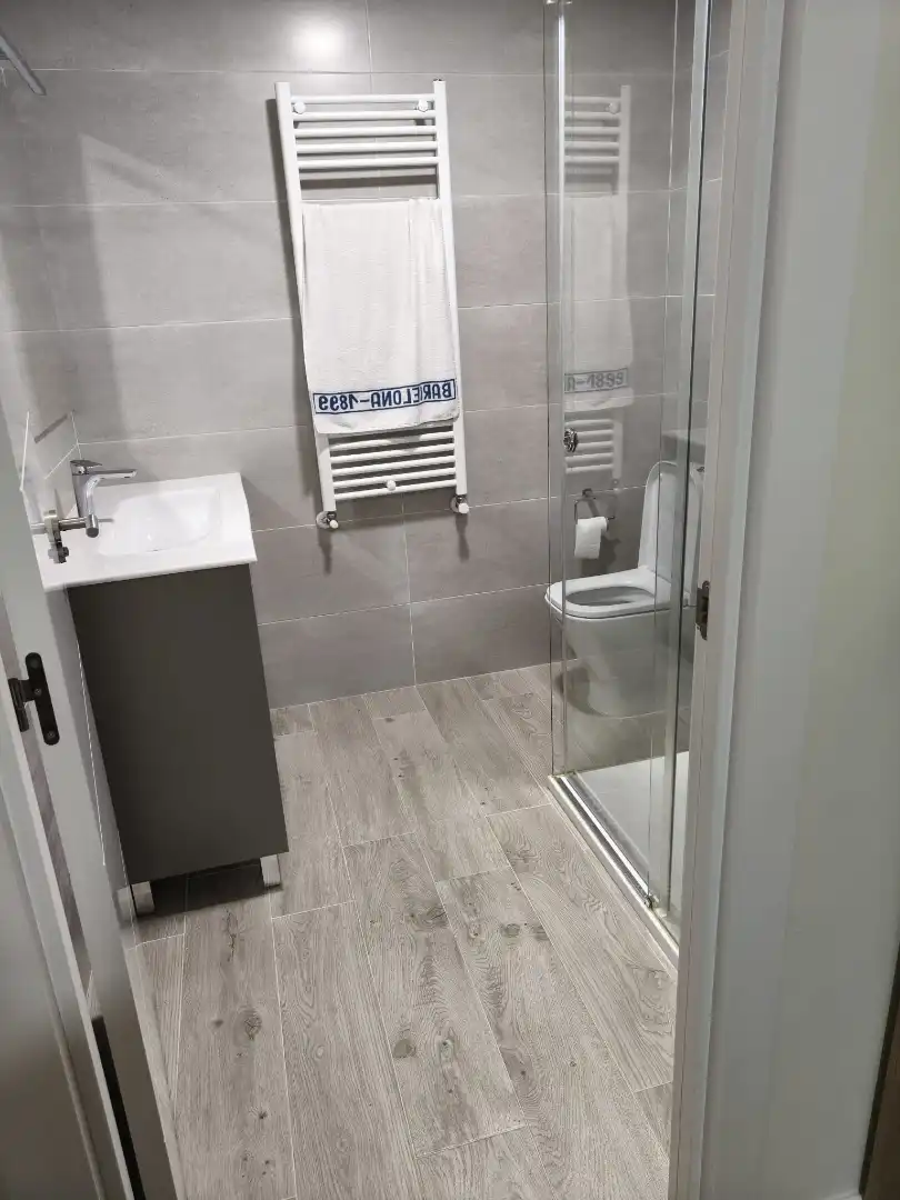 Bathroom of Flat for rent in Fisterra  with Furnished, Oven and Washing machine