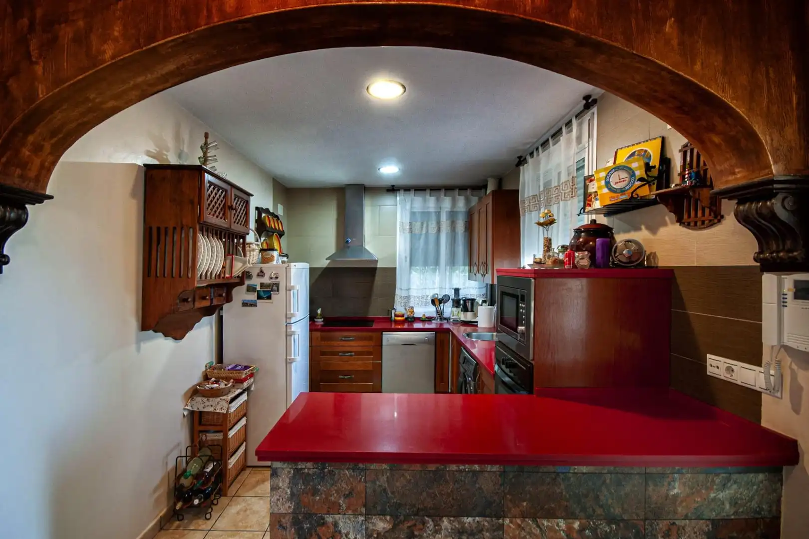 Cocina de Finca rústica en venta en Almodóvar del Río con Aire acondicionado, Jardín privado y Piscina