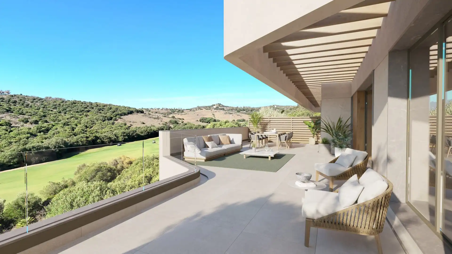 Terrace of Attic for sale in La Alcaidesa  with Air Conditioner, Terrace and Swimming Pool
