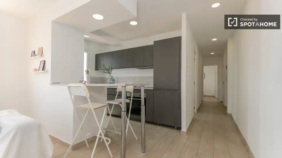 Cocina de Piso de alquiler en Puçol con Aire acondicionado, Calefacción y Amueblado