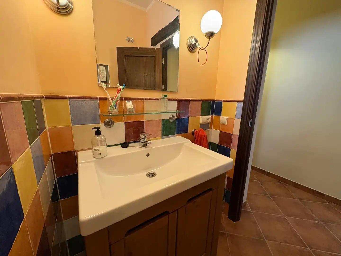 Baño de Finca rústica en venta en Espiel con Aire acondicionado y Jardín privado
