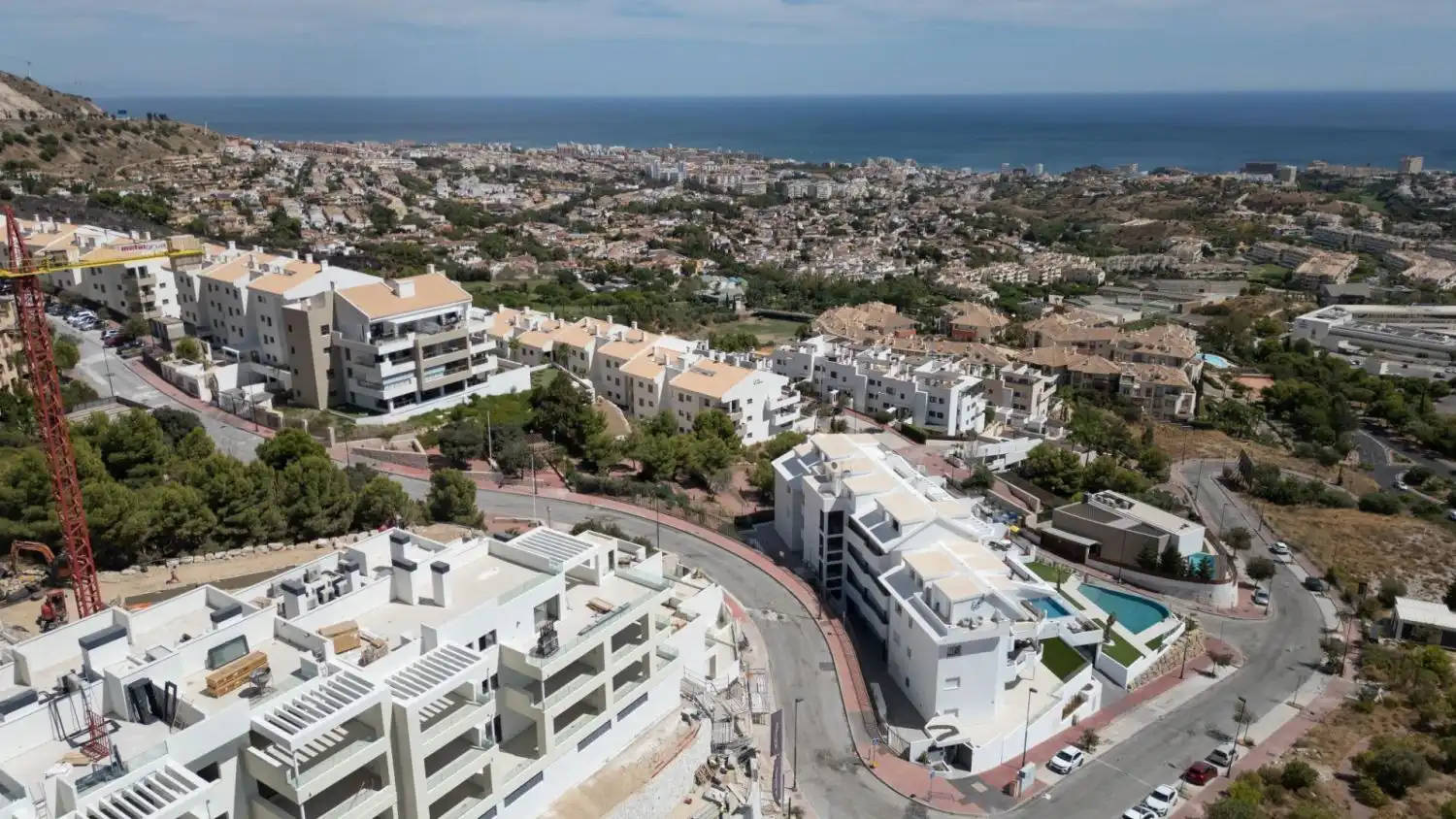 Vista exterior de Casa adosada en venda en Benalmádena