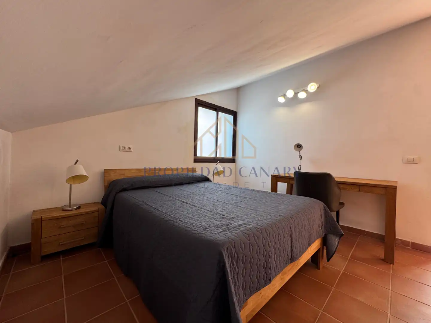 Habitación de Casa adosada de alquiler en La Orotava con Jardín privado, Terraza y Amueblado