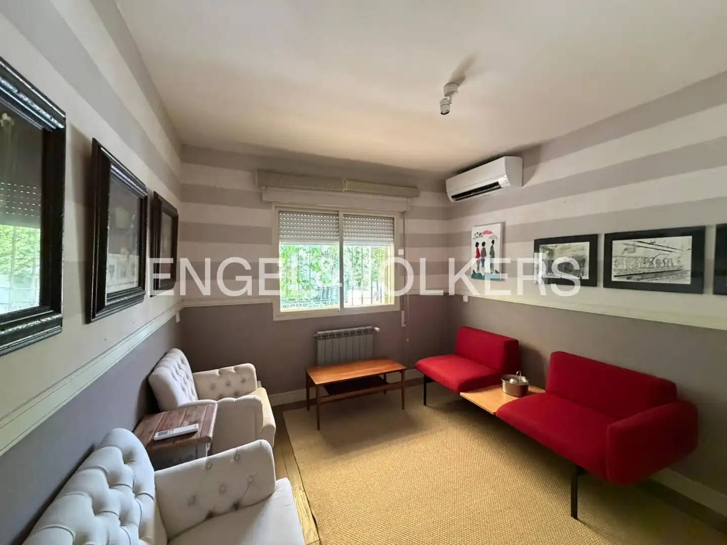 Sala de estar de Casa o chalet de alquiler en Soto del Real con Aire acondicionado, Calefacción y Jardín privado