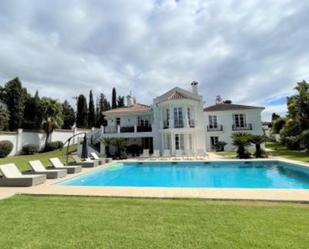 Garden of House or chalet to rent in Marbella  with Air Conditioner, Terrace and Swimming Pool