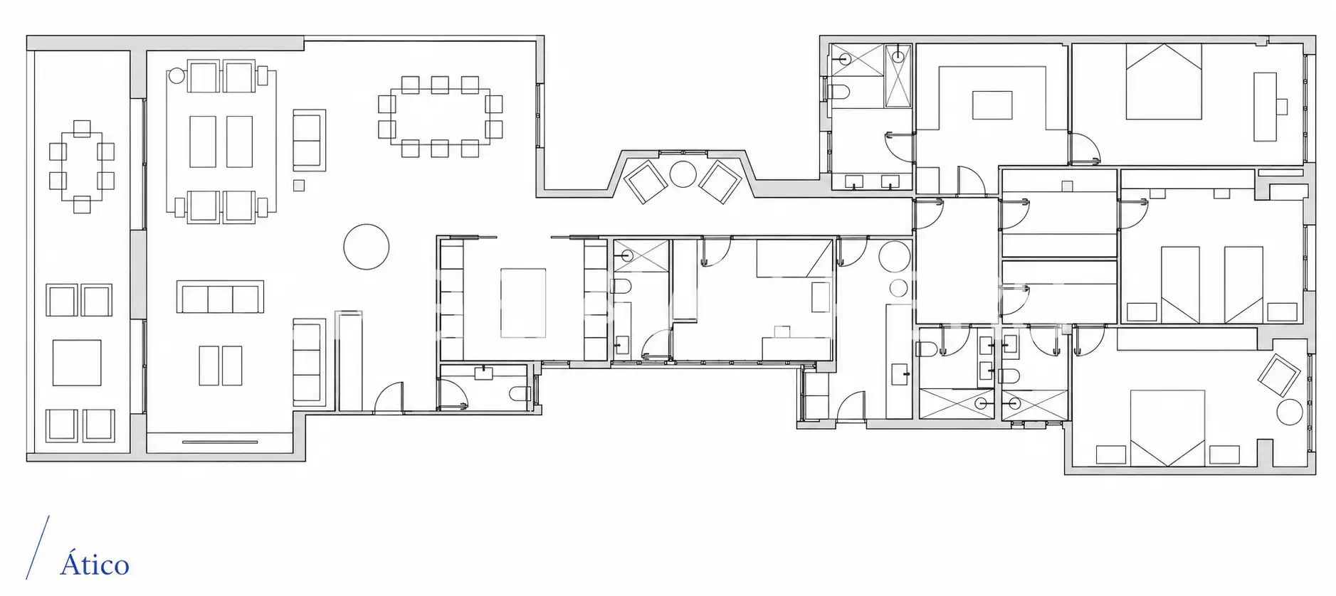 Penthouse mit Aufzug zum Verkauf in Barrio de Salamanca, imagen 5